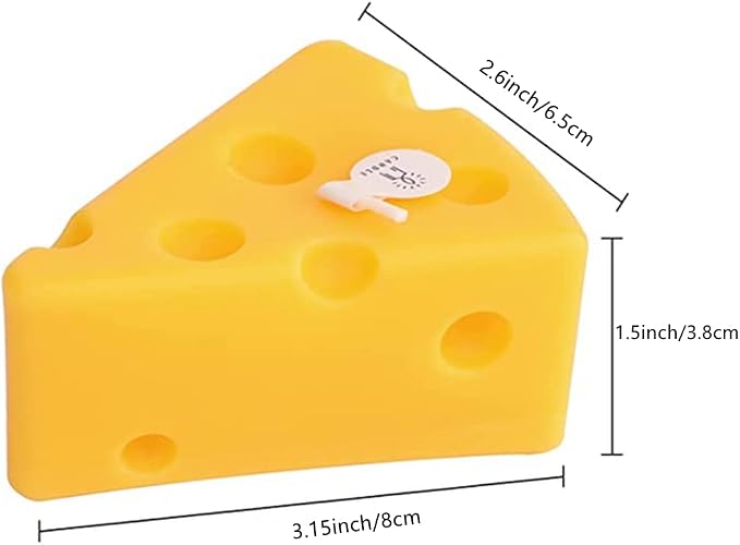 2 Pack Cheese Shaped Candles with Relaxing Fragrance, Aroma Soy Wax Decorative Candle for Stress Relief Aromatherapy Bath Yoga Dinner, Birthday Wedding Party