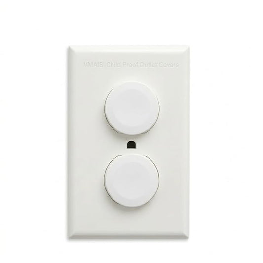 Vmaisi 62 Pieces Outlet Covers ChildProof Plug Protector - Baby Proofing Electrical Safety Outlet Plugs for Unused Wall Outlets, Home Travel Hotel Child Safety