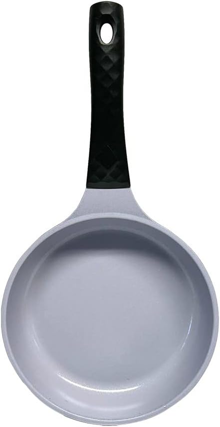 |MADE IN KOREA| 8" Ceramic Coating Interior and Exterior Frying Pan Cooking Wok