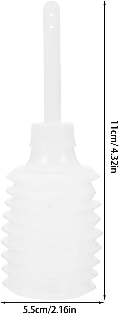 Artibetter 10pcs Disposable Enema Douche Applicator Bottle Vaginal Douche Anal Applicator for Women Men 200ml (Transparent)