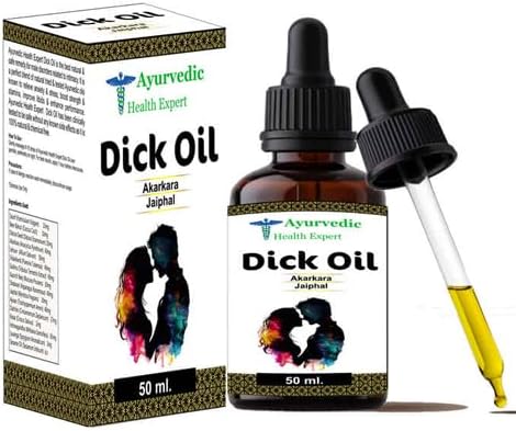 Dick Ayurvedic Sexual Oil – Herbal Aphrodisiac for Energy, Passion & Vitality – Natural Libido Enhancer Sex-Sexual Massage (Oil 50 Ml Pack of 1) 1.6oz