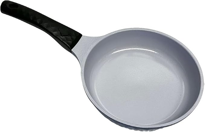 |MADE IN KOREA| 8" Ceramic Coating Interior and Exterior Frying Pan Cooking Wok