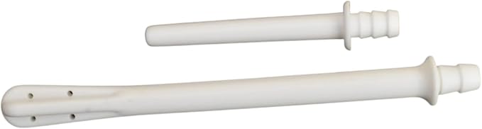 HEALTHANDWEALTH™ Enema Nozzle - for Enema Can or Enema Bag – Flared (6 Inch) & Straight-in (3.2 Inch”) – Replaceable, Reusable & Sterilisable – Medical Grade PVC for Vaginal & Anal Douche