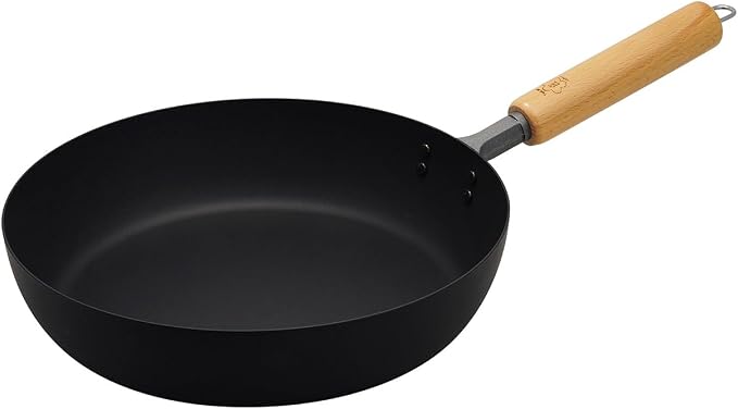 Takumi MGFR26 Frying Pan, Made in Japan, 10.2 inches (26 cm), Induction Compatible, Magma Plate, Iron