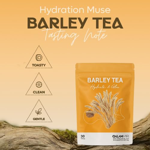 DALAMHARI Korean Roasted Barley Tea Bags 30T-Boricha Japanese Mugicha Nutty | Barley Tea Grain Cha de Cevada Damai Cha Hydration Caffeine Sugar Free Decaf Toasty Coffee Substitute Hot Iced Cold Brew Bags