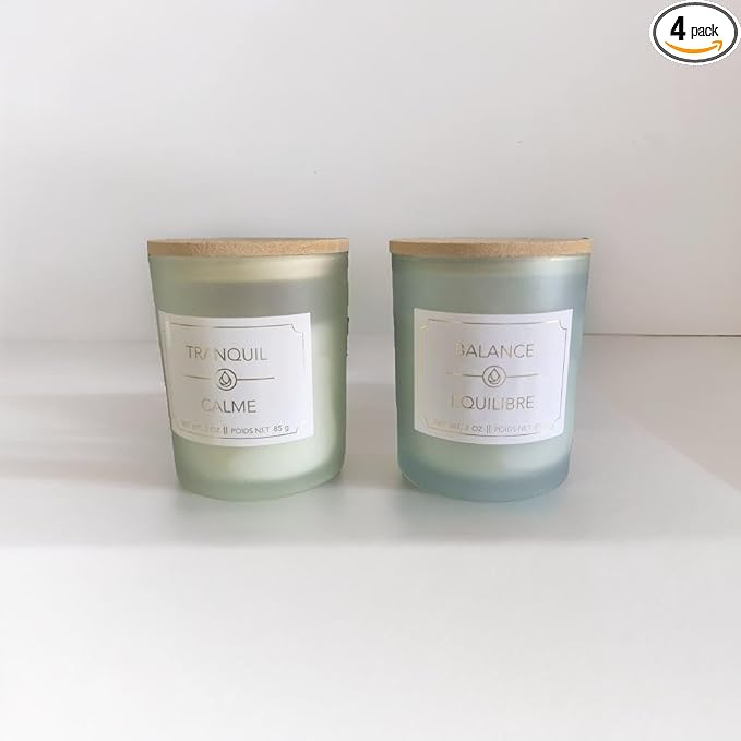 Generic Balance_ Equilibre Effect, Aromatherapy Natural Scented Candle, Pack of 2