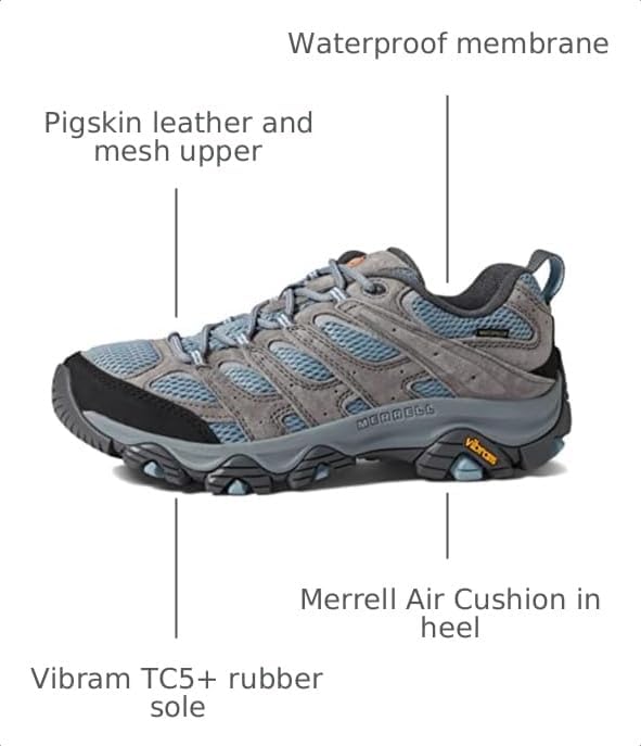 Merrell Women's Moab 3 Waterproof Hiking Shoe