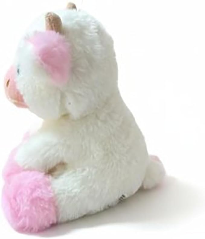 Cow Stuffed Animals Soft Plush Cute Cow Doll for Boys Girls 11.8in(zuo NIU qian fense 30cm)