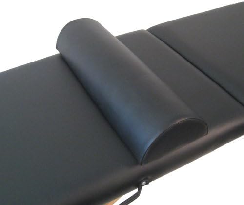 9" Diameter Deluxe Oversized Massage Table 25" Half Bolster - Firm Support Large Half Cylindrical Pillow Support for Knees, Neck, Legs and More (Espresso Brown)