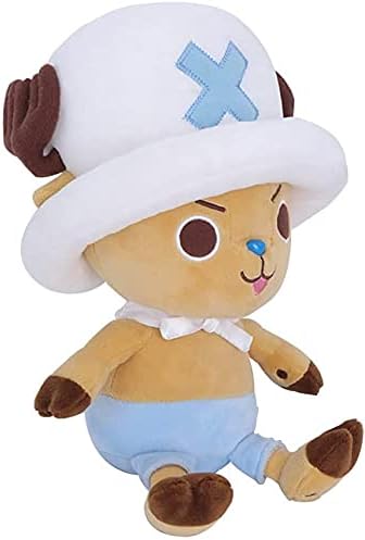 ALORVE Plush Figure Toys Plush Toy Tony Tony Chopper Anime Stuffed Plush Doll 11.7 Inches(White-Blue)
