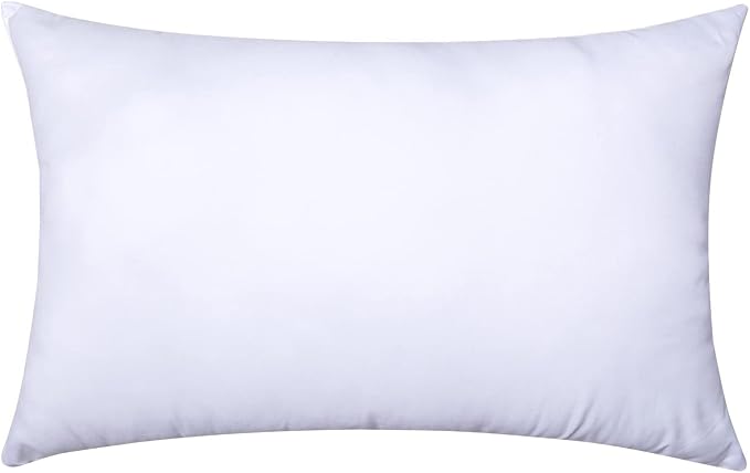 MIULEE 22x32 Inch Throw Pillow Insert for Couch Sofa Bed | Premium Virgin Filling, Soft Brushed Fabric, Rectangle Decorative Pillow, Lumbar Back and Neck Support