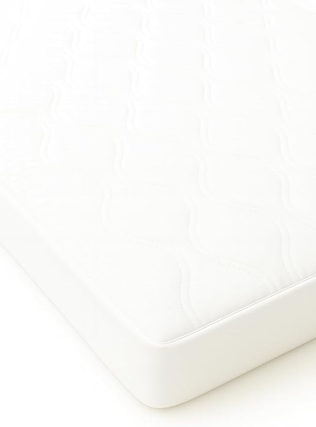Quilted Mattress Pad Topper for 31x39 Playard – Soft Fitted Protector with Elastic Edges | Breathable, Hypoallergenic & Machine Washable | Compatible with Maxi COSI Swift | Made in USA by SheetWorld