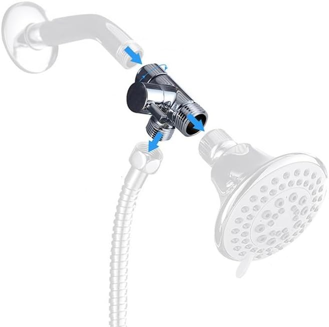 Shower Enema System with 79 Inch Hose, 3-Way Diverter, Shower Douche for Men and Women Portable Cleaner, Enema Nozzle Kit Cleaner Attachment