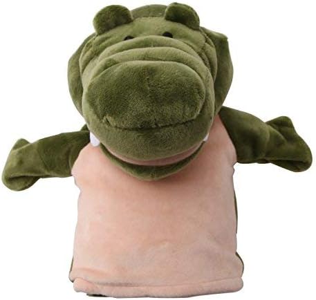 Animal Hand Puppets Set for Kids & Adults - 12.5" Premium Quality Soft Plush Toys with Movable Mouths - Perfect for Storytelling, Teaching, Preschool, Role-Play - Durable, Vibrant, Educational Puppets