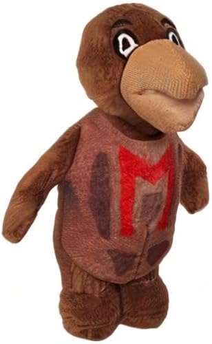 Bobbi-Dobbiez Attachable Plushie University of Maryland Testudo Mascot – Attaches to Backpacks, Bags, Shoes, Water Bottles, and More