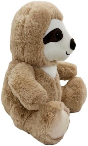 Anico 10" Plush Beige Sloth with Embroidered Eyes | Soft Stuffed Animal, Perfect Plushie for Babies, Toddlers, and Kids | Sloth Plush Toy for Gifts, Nursery Decor, and Playtime!