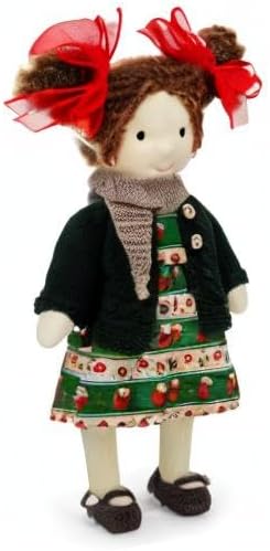 BlissfulPixie Waldorf Handmade Rag Doll - Personalized Collectors Plush for Kids Birthday Present With Beautiful Box-Riley 12"