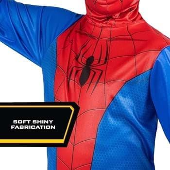 Marvel Spider-Man Official Youth Halloween Costume - Printed Jumpsuit with Fabric Mask