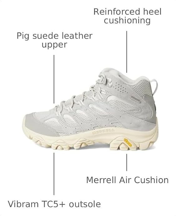 Merrell Women's Moab 3 Mid Waterproof Hiking Boots