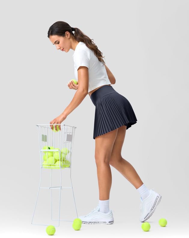Pleated Tennis Skirt for Women with Pockets Shorts Women's High Waisted Lightweight Athletic Golf Skorts Skirts
