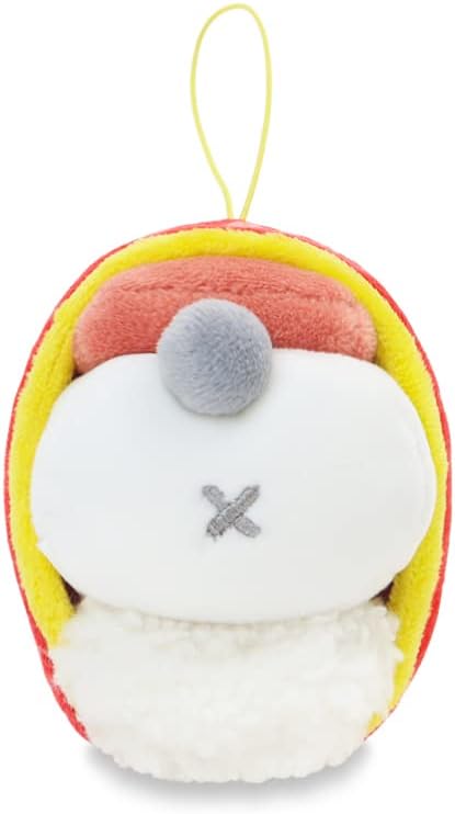 Anirollz Stuffed Animal Plush Keychain - Official SPAM Musubi Plush Toy |Soft, Squishy, Warm, Cute, Comfort, Safe| Pillow with Panda - Birthday Deco Graduation Gift 4" Pandaroll