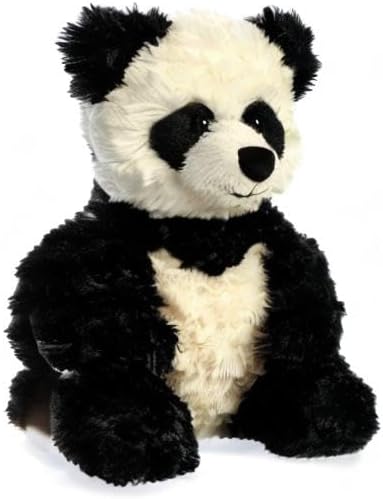 Aurora® Snuggly Tubbie Wubbies™ Panda Stuffed Animal - Comforting Companion - Imaginative Play - Black 12 Inches
