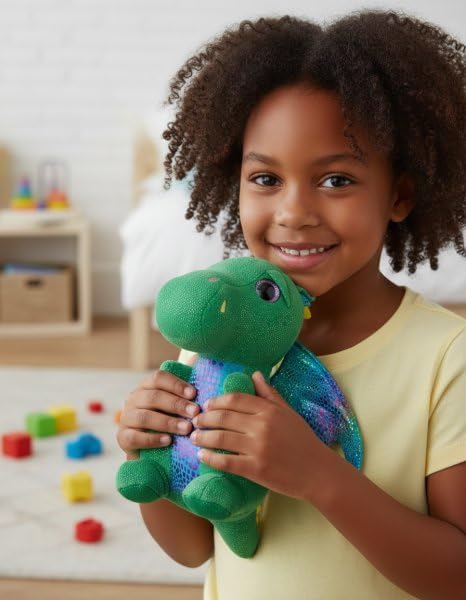 Dragon Stuffed Animals Soft Plush Cute Dragon Doll for Boys Girls 10 in (xiaofeilong lvse)