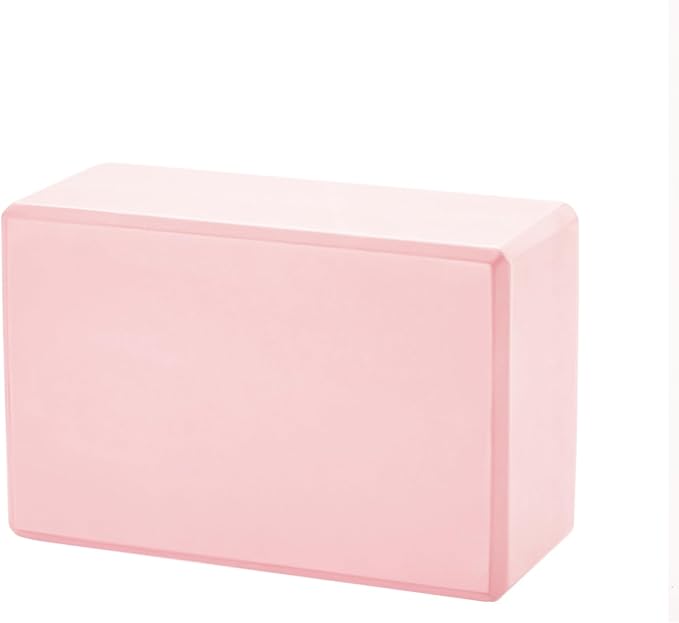High-Density EVA Yoga Block – Hard & Thick (250g) Block for Yoga, Pilates, Dance Workout – Non-Slip Exercise Brick for Beginners, 9x6x4 Inches
