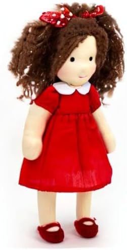 Waldorf Doll Handmade Rag Doll - Personalized Collectors Plush Doll for Kids Birthday Present with Beautiful Present Box-Eleanor 12"