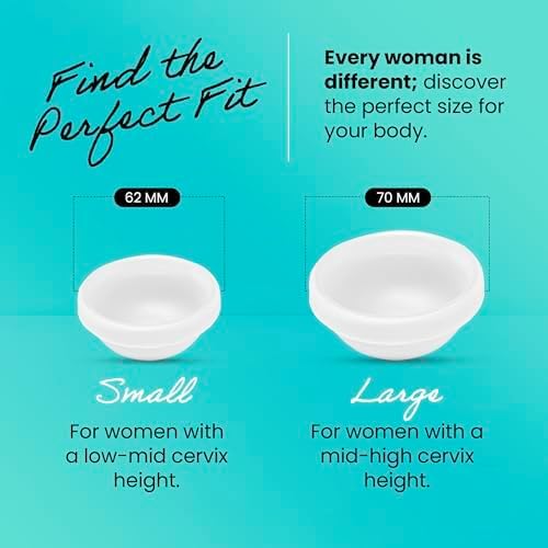 Casco Flip Menstrual Disc - Includes Menstrual Disc Case, Menstrual Disc, & Instructions - Silicone Period Discs for Women - Made in Maine, USA - Period Disc Reusable. (Large - Mid/High Cervix)