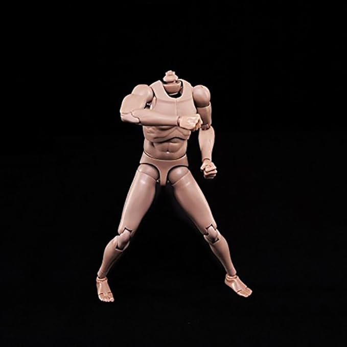 1:6 Scale Muscle Male Action Figure Europe Skin 12 Inch Flexible Male Figure Body Doll Miniature Figure Without Head Sculpt