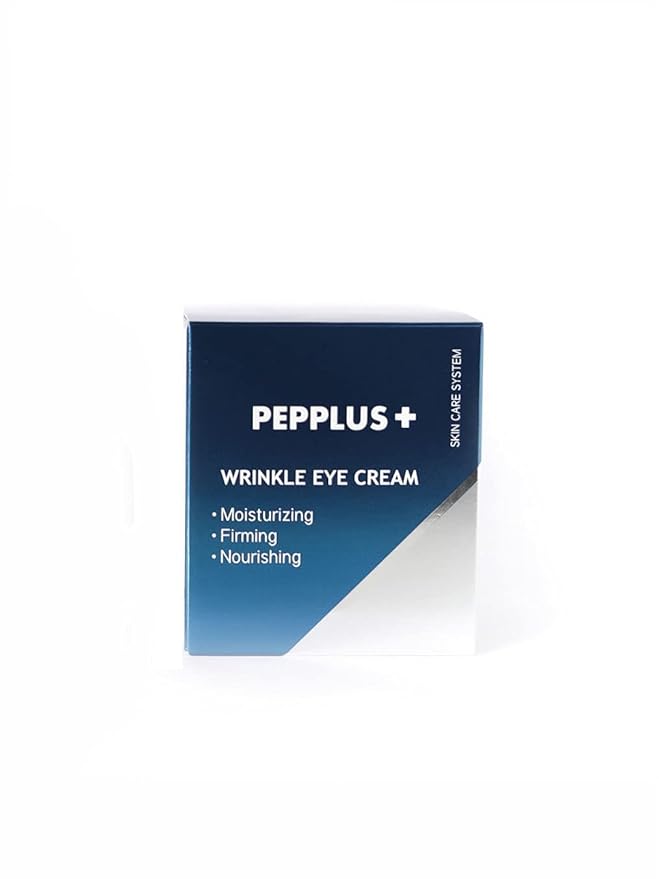 PEPPLUS + Anti-wrinkle Eye Cream, Firming, Moisturizing, Nourishing 30 ml Bundled with 1 Pack Oil Absorbing Blotting Paper