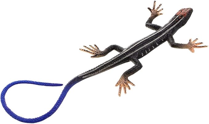 Artificial Lizard Animal Plaything Plastic Simulation Animal Model for Kids Early Education Halloween Party Trick Toy Potted Plant Decoration