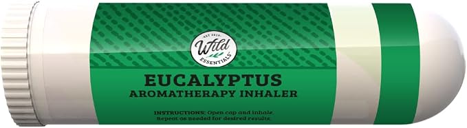 Wild Essentials 3 Pack of Eucalyptus Aromatherapy Nasal Inhalers Made with 100% Natural Essential Oils, Cough, Respiratory, Lung Relief, Olfactory