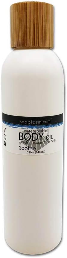 Soothe Aromatherapy Body and Massage Oil, Water-Soluble, 8 oz.