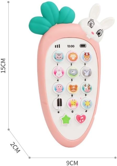 Baby Electronic Phone Toy – Early Childhood Educational Musical Toy with Multi-Function Buttons – Simulation Phone for Kids Development & Interactive Play