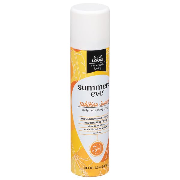 Summer's Eve Ultra Daily Active Feminine Freshening Spray, Intimate Deodorant, Neutralizes Odor, pH Balanced, Long Lasting Fresh Scent, 2 Ounce (Pack of 8)
