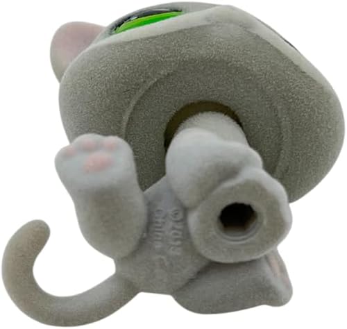Custom Flocked Pet Shop Toy Fuzzy Animal Figure Short Hair Cat Kitty Kitten Deer OOAK (#88)