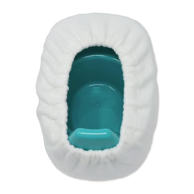 Potty Cozy for Mini Potty, 100% Undyed Cotton Fleece Potty Seat Cover, Soft Warm Baby Potty Cushion, Oeko TEX 100 Certified, Removable Machine Washable Potty Training Accessory