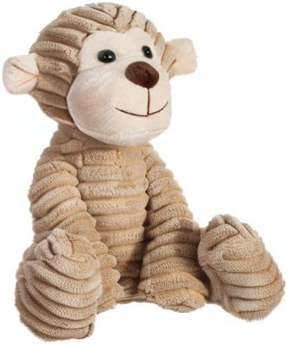 Apricot Lamb Toys Plush Corduroy Monkey Stuffed Animal Soft Cuddly Perfect for Child (Medium, 12 Inches)