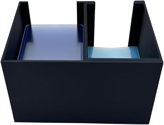 EnderToys CardCare Lite with Dust Cover (Black) - Toploader Dispenser - Penny Sleeve Holder
