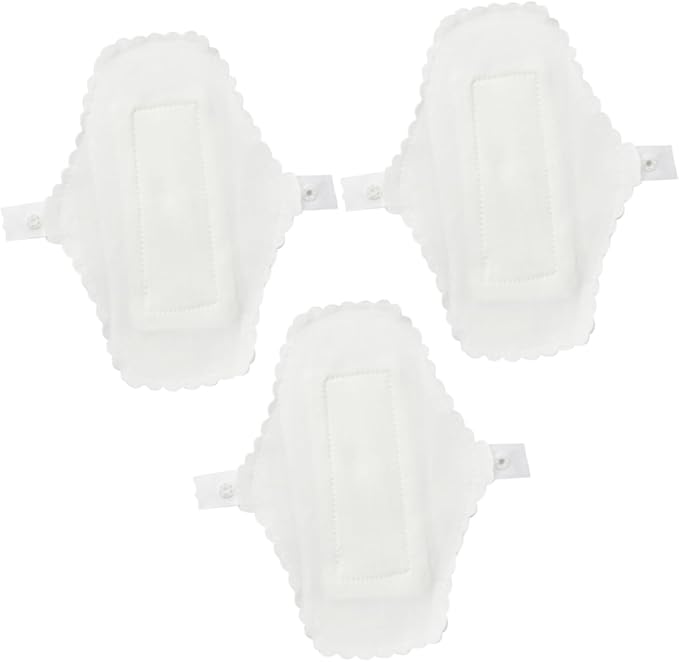 3pcs Reusable Menstrual Pads Set Sanitary Napkin Incontinence Bed Pad Pee