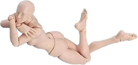 Action Mannequin PVC Drawing Figure, Model for Sketching, Painting, Female Artist (Male) (Woman)
