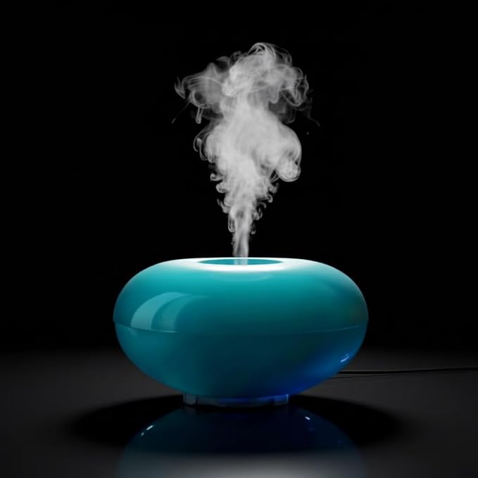 Blue Mizu(Water) Sleek Design Essential Oil Ultrasonic Diffuser Timer LED Light Aromatherapy