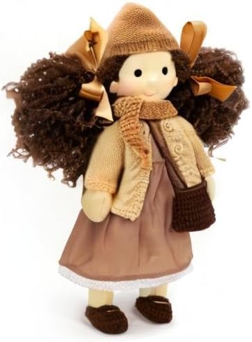 Waldorf Doll - Handmade Plush Collectors Doll for Kids Birthday Present, 12" Dotty