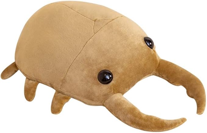 Beetle Plush Toy Plush Pillow Doll Insect Beetle Plush Toy Pillow Stuffed Toy Plush Pillow Children Children Girls Boys Baby (60CM, Brown)…