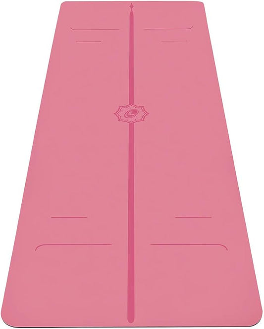 Liforme Evolve Yoga Mat – Free Yoga Bag Included - Patented Alignment System, Warrior-like Grip, Non-slip, Eco-friendly, Sweat-Resistant, Long, Wide, 4.2mm thick mat for comfort