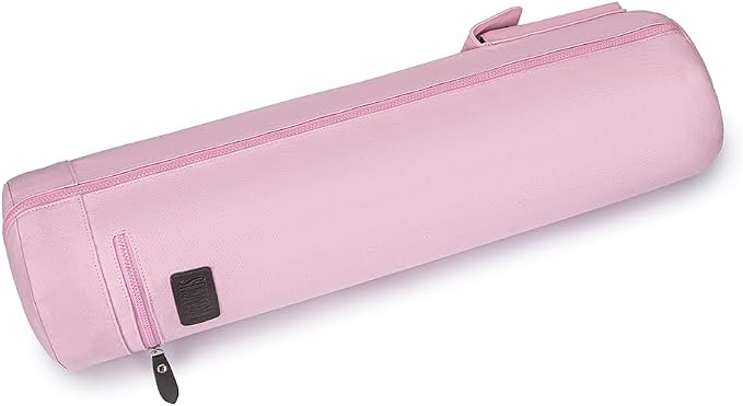 Yoga Mat Bag,Full-zip Exercise Yoga Mat Canvas Carry Bag for Women and Men - Double Storage Pocket,Easy Access Zipper, Adjustable Shoulder Strap and Handle,Fits Most Mat