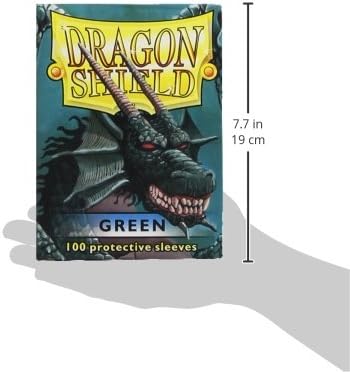 Dragon Shield | Standard Size Card Classic Sleeves | 100 CT - Smooth & Tough Premium TCG Sleeves - Compatible with Pokemon, Flesh & Blood, One Piece & Magic the Gathering | Green