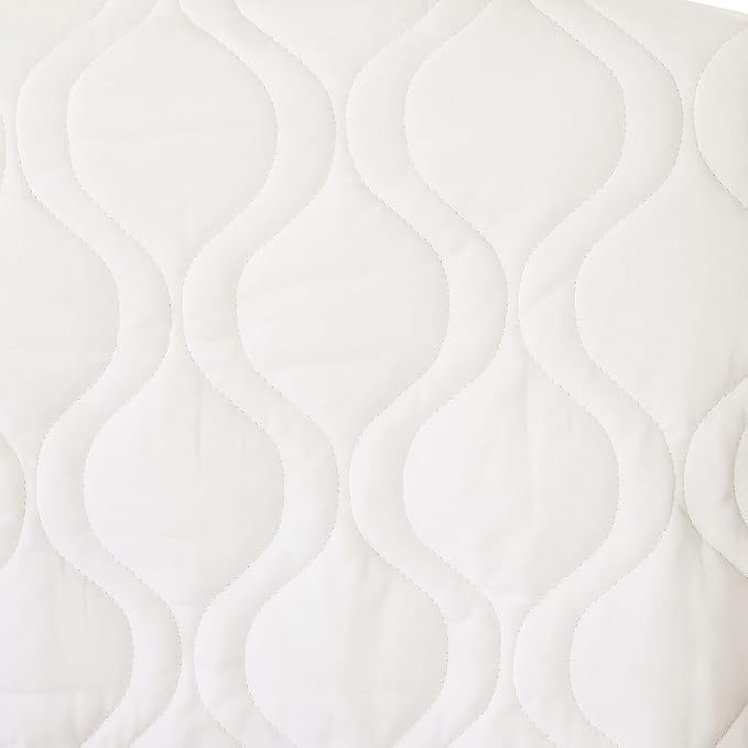 Quilted Mattress Pad Topper for 31x39 Playard – Soft Fitted Protector with Elastic Edges | Breathable, Hypoallergenic & Machine Washable | Compatible with Maxi COSI Swift | Made in USA by SheetWorld